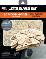 IncrediBuilds: Star Wars: Millennium Falcon 3D Wood Model
