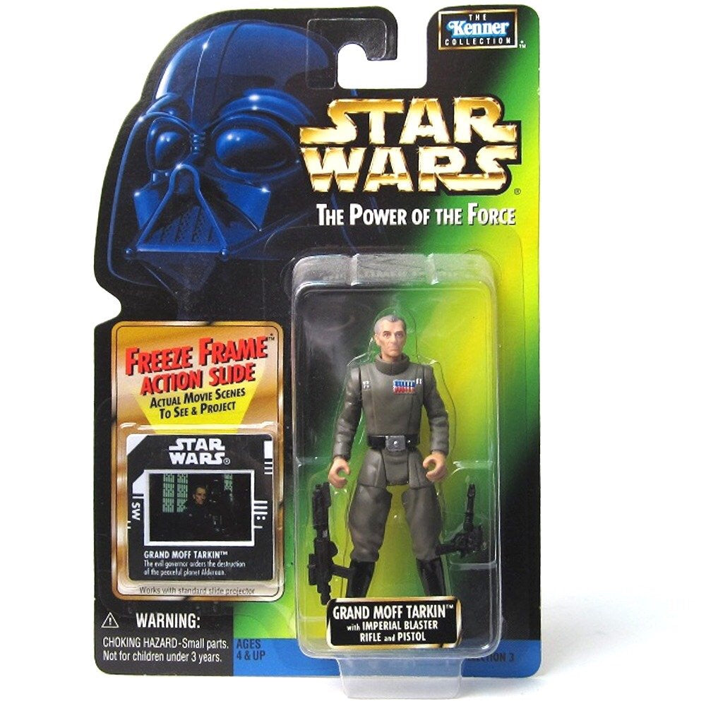 POTF Grand Moff Tarkin with Imperial Issue Blaster Rifle and
