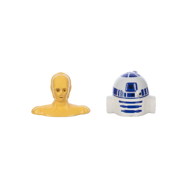 R2-D2 & C-3PO Sculpted Ceramic Salt & Pepper Set