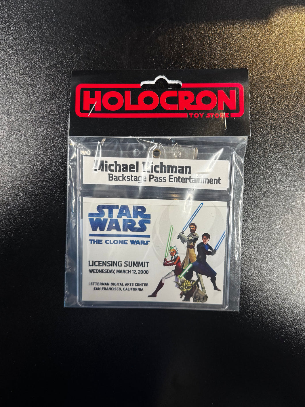 The Clone Wars Licensing Summit Backstage Pass