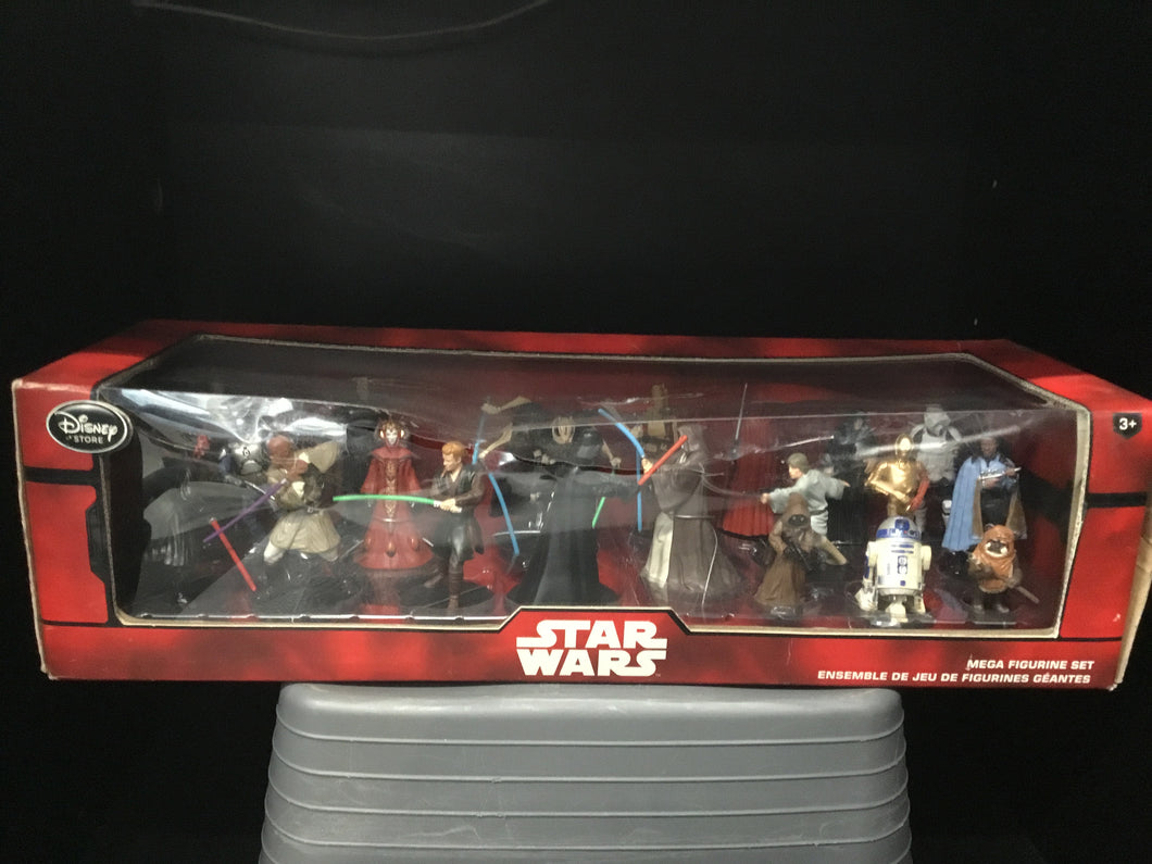 SW Mega Figurine Set Red Box W/ Battle Damage