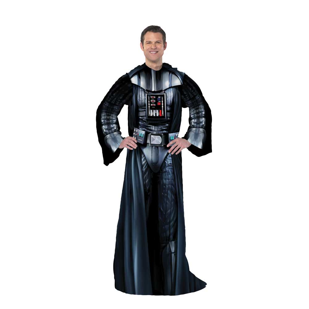Star Wars Darth Vader Adult Silk Comfy Throw with Sleeves