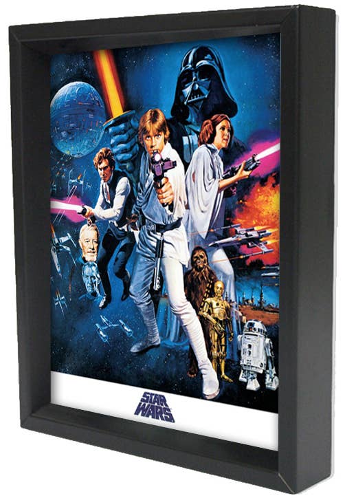 Star Wars - New Hope - One Sheet 3D Lenticular Shadowbox