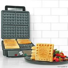 Uncanny Brands SW Darth Vader Storm Trooper Deluxe Waffler