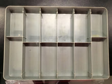 1977 Kenner Action Figure Carrying Case Gray Tray with Stickers