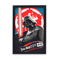 Star Wars Join the Dark Side Darth Vader Framed Wood Decor