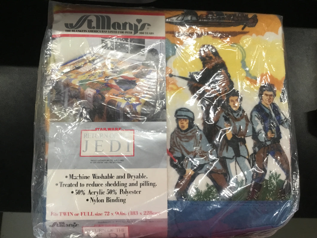 Star Wars Vintage ROTJ Blanket