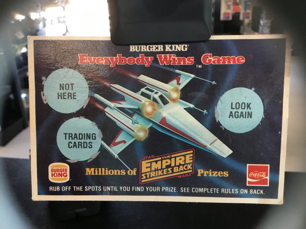 Vintage Burger King Trading Cards