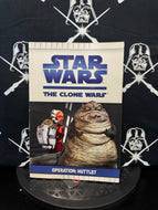 2008 Star Wars Book The Clone Wars Operation Huttlet