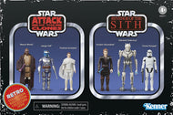 AOTC Retro Collection 6-Pack - Mace Windu, Jango Fett, Padme Amidala, Anakin Skywalker, General Grievous, Clone Trooper