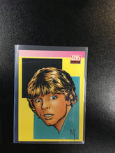1993 Topps SW Galaxy Card #128 Luke Skywalker