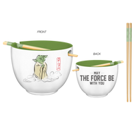 Star Wars Yoda 20oz. Ceramic Ramen Bowl with Chopsticks