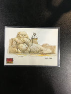 1993 Topps SW Galaxy Card #27 Jabba The Hutt