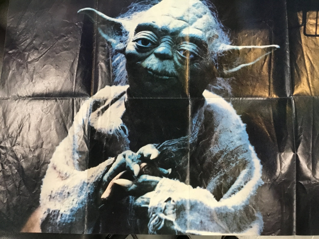 SW 1980 The Empire Strikes Back Poster of Yoda Magazine