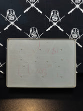 1977 Kenner Action Figure Carrying Case Gray Tray with Stickers