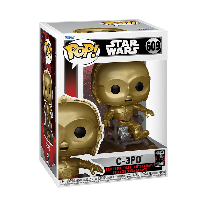 Pop 609 C-3PO Endor ROTJ 40th