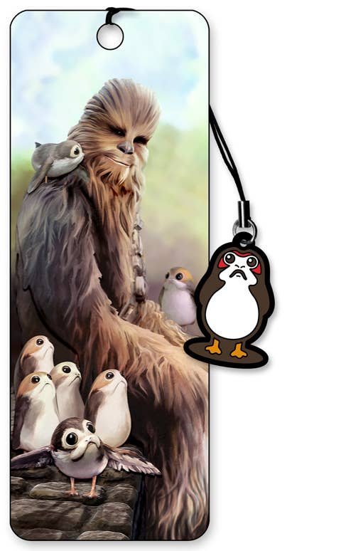 3D Star Wars Bookmark - Chewbacca Porgs