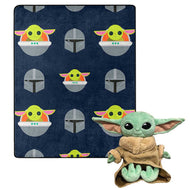 Star Wars Mandalorian Character Hugger & Silk Touch Throw