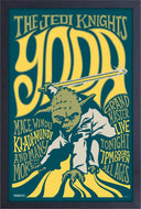 Rock Poster- Yoda Framed Print