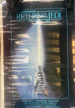 ROTJ Vintage Poster 1983 Lightsaber Style A 22x34
