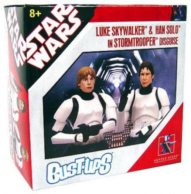 Luke Skywalker & Han Solo in Stormtroopers In  Disguise Bust-Ups