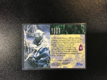 1993 Topps SW Galaxy Card #10 Yoda