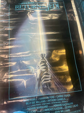 ROTJ Vintage Poster 1983 Lightsaber Style A 22x34