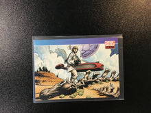 1993 Topps SW Galaxy Card #122 Luke on Landspeeder