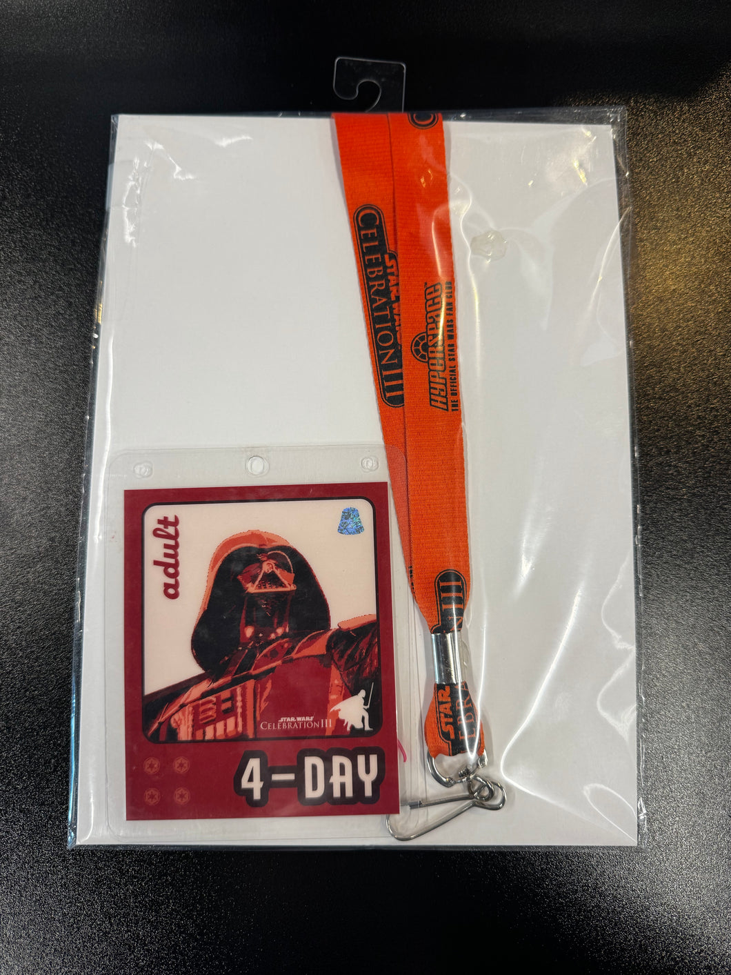 Star Wars Celebration III 4-Day Pass with Lanyard