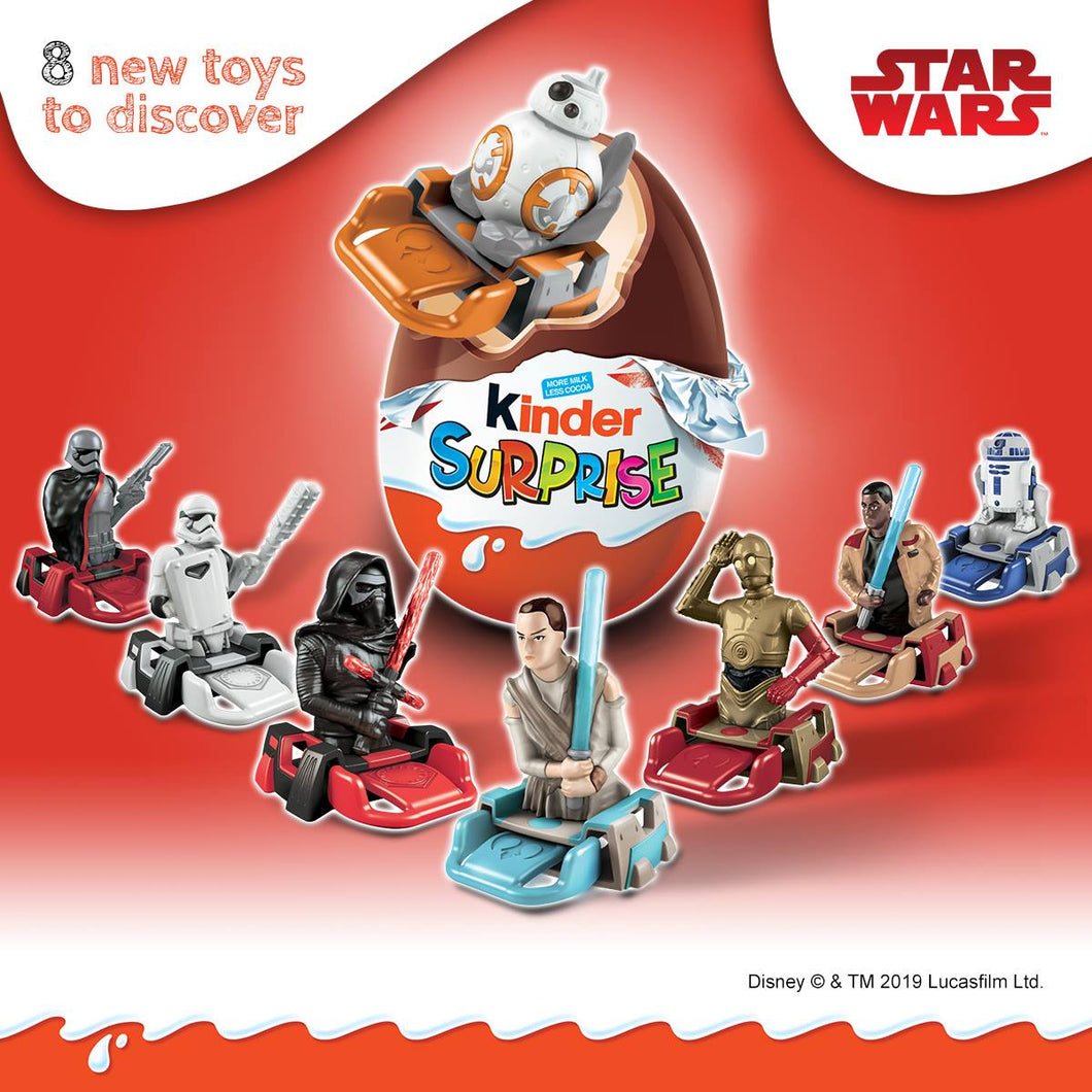 Star Wars Kinder Surprise Egg Toys