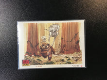 1993 Topps SW Galaxy Card #40 The Design of Star Wars-Ewoks
