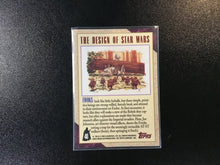 1993 Topps SW Galaxy Card #40 The Design of Star Wars-Ewoks