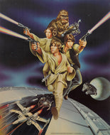 1978 Proctor & Gamble Vintage SW Han Solo, Leia, & Chewbacca poster by Ken Goldammer