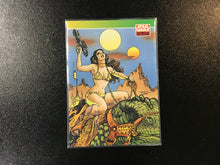 1993 Topps SW Galaxy Card #108 Princess Leia & Dewback