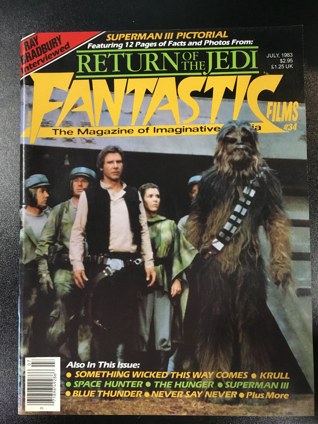 SW: 1983 Return Of The Jedi - Fantastic Films The Magazine of Imaginative Media #34