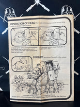 Vintage AT-AT Instructions Battle Damaged