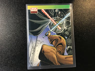 1993 Topps SW Galaxy Card #124 Duel on the Death Star