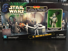POTF Playset 3-D Display Diorama Cantina at Mos Eisley with Sandtrooper & Patrol Droid 1998