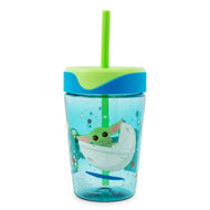 The Mandalorian Grogu Kids Spill-Proof Tumbler With Straw | 18 Ounces