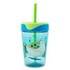 The Mandalorian Grogu Kids Spill-Proof Tumbler With Straw | 18 Ounces