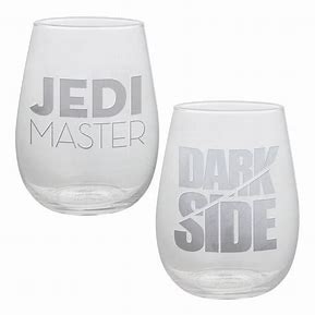 Dark & Jedi 18oz Contour Glasses