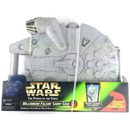 POTF Case Millennium Falcon Carry Case [Imperial Scanning Crew Trooper with Blaster Rifle and Scanning Trunk] [Wedge Antilles with Blaster Pistol] 1997/1998