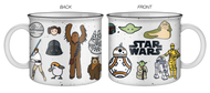 Star Wars Illustrated Characters 20oz Ceramic Camper Mug