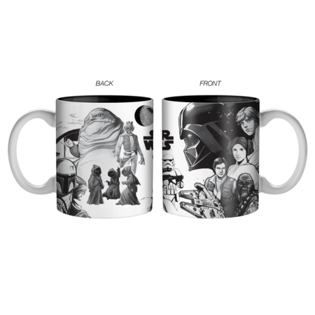 Star Wars Collage Jaba Boba 20oz Ceramic Mug