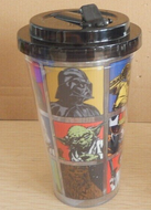 Star Wars Character Grid 16oz Flip Straw Cold Cup