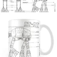 Mug - AT-AT Sketch