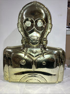 Vintage C3PO Figure Case Metallic Gold Finish