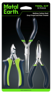 3-Piece Tool Kit Clippers, Flat Nose Pliers, Needle Nose
