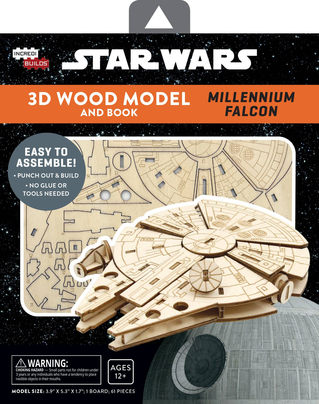 IncrediBuilds: Star Wars: Millennium Falcon 3D Wood Model