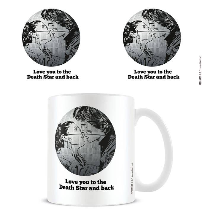 Star Wars - Valentines-Death Star & Back Mug